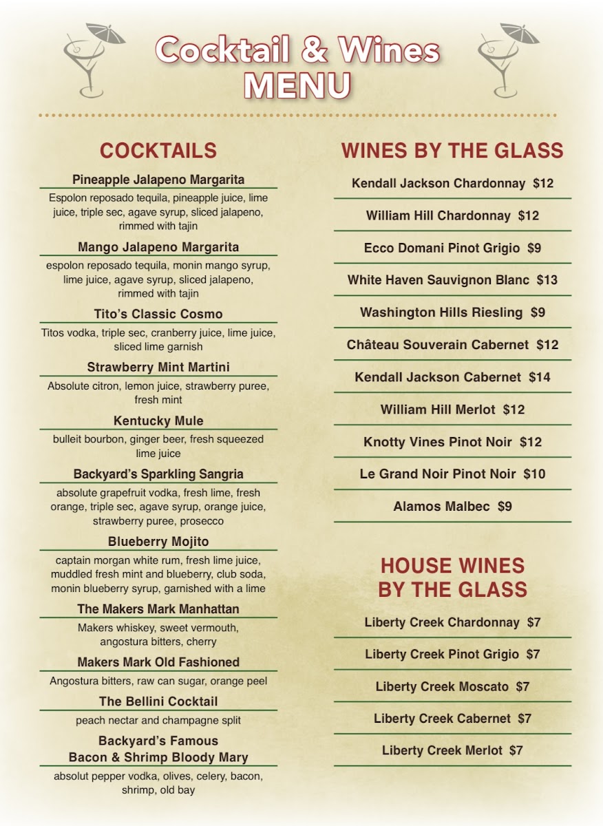 Backyard Grill Menu - Image 6